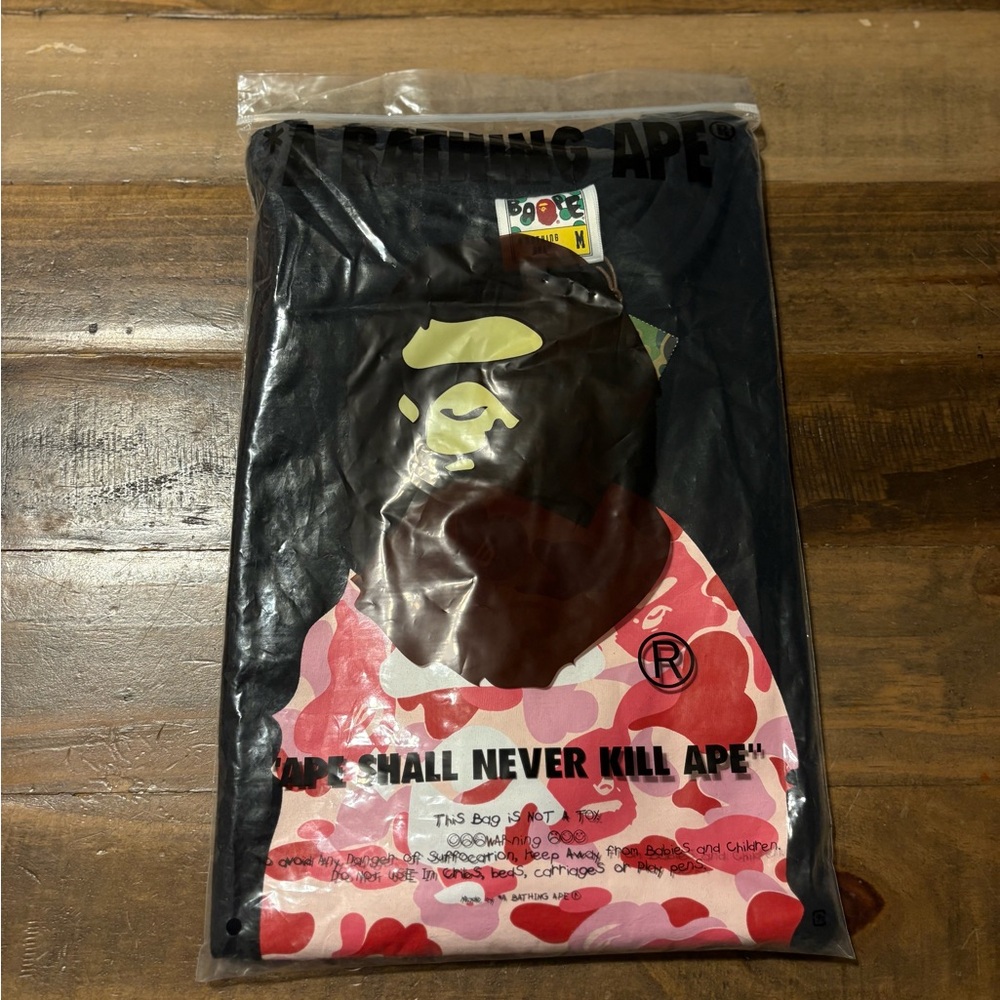A Bathing Ape Black Short Sleeve Tee